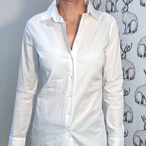 Women's JCrew Button-Up Dress Shirt Blouse SzTS